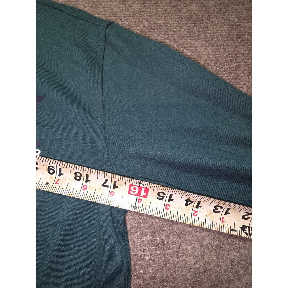 Tommy Hilfiger Boys Green Long Sleeve Rugby Shirt Size M 12-14 Logo Graphic - Picture 8 of 9